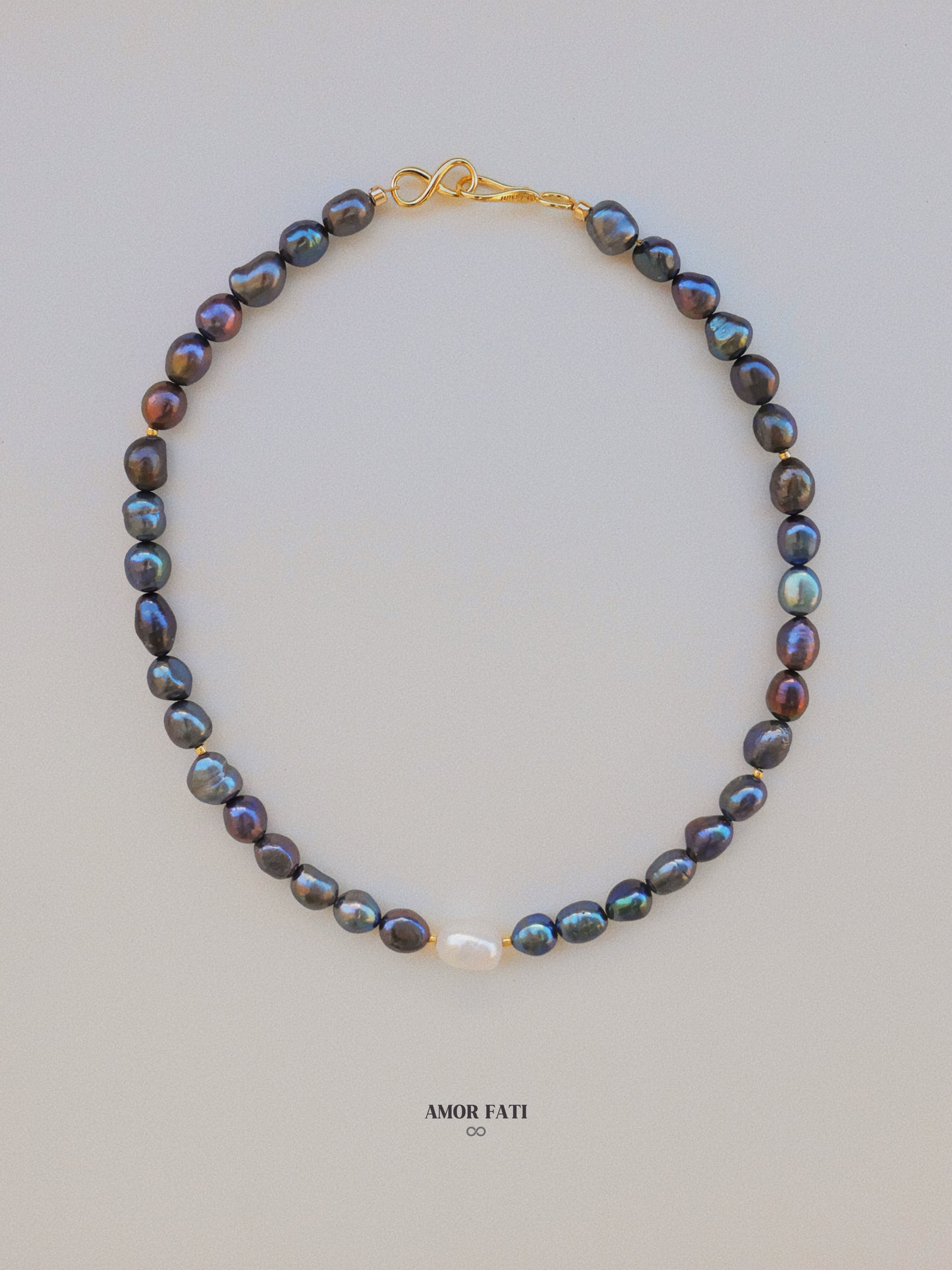 Midnight Pearl Necklace