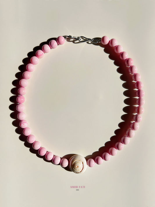 Blush Spiral Choker