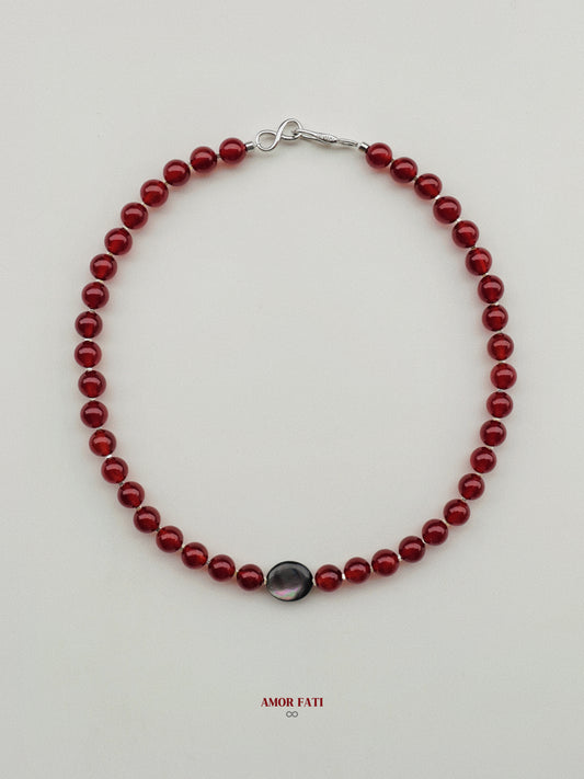 Crimson Eclipse Necklace